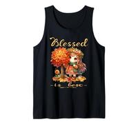 Blessed Is Best Autunno & Autunno Harvest Carino Vintage Ragazza Canotta