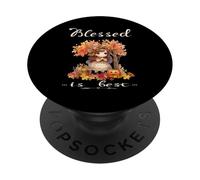 Blessed Is Best Autunno & Autunno Harvest Carino Vintage Ragazza PopSockets PopGrip Adesivo