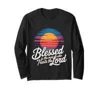 Blessed Is The Man Who Trusts The Lord Fede - Maglia a Manica
