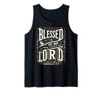 Blessed Is The Man Who Trusts The Lord T-Shirt Dio Canotta