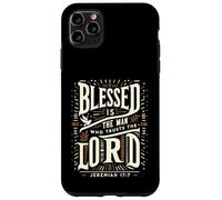 Blessed Is The Man Who Trusts The Lord T-Shirt Dio Custodia per iPhone 11 Pro Max