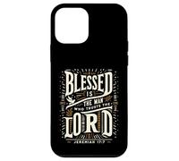 Blessed Is The Man Who Trusts The Lord T-Shirt Dio Custodia per iPhone 12 mini