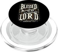 Blessed Is The Man Who Trusts The Lord T-Shirt Dio PopSockets PopGrip per MagSafe