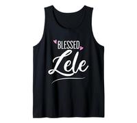Blessed Lele Grandma Grandmother Womens Heart Mothers Day Canotta