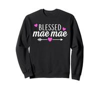 Blessed Mae Mae Grandma Shirt Grandmother Womens Mothers Day Felpa
