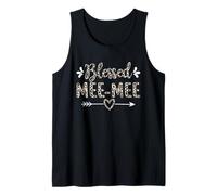 Blessed Mee-Mee Grandma Grandmother Cute Leopard Mothers Day Canotta
