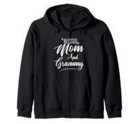 Blessed Mom And Grammy Grandma Grandmother Heart Mothers Day Felpa con Cappuccio