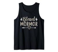 Blessed Mormor Grandma Grandmother Cute Leopard Mothers Day Canotta