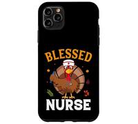 Blessed Nurse Funny Thanksgiving Thankful For Family Custodia per iPhone 11 Pro Max