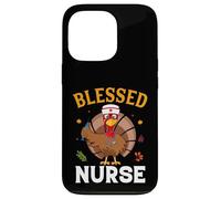 Blessed Nurse Funny Thanksgiving Thankful For Family Custodia per iPhone 13 Pro