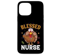 Blessed Nurse Funny Thanksgiving Thankful For Family Custodia per iPhone 13 Pro Max