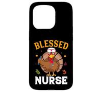 Blessed Nurse Funny Thanksgiving Thankful For Family Custodia per iPhone 15 Pro