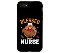 Blessed Nurse Funny Thanksgiving Thankful For Family Custodia per iPhone SE (2020) / 7/8