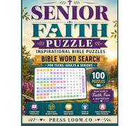 Blessed & Resting: Large Print Senior Faith Bible Word Search: 100 Easy Christian Puzzles with Scripture Verses for Relaxation, Memory Support, & Spiritual Joy