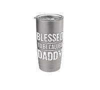 Blessed To Be Called Dad Bicchiere termico in acciaio inox doppia parete