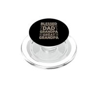 Blessed To Be Called Dad Grandpa And Great Grandpa PopSockets PopGrip per MagSafe