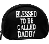 Blessed To Be Called Dad Women And Girls Cute Fashion Coin Purse Wallet Bag Change Pouch Key Holder