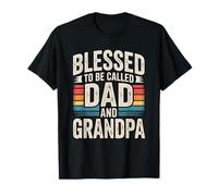 Blessed To Be Called Daddy And Grandpa Maglietta