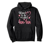 Blessed To Be Called Gam-Gam Flower Heart Cute Mother's Day Felpa con Cappuccio