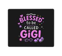 Blessed To Be Called Gigi Tappetino Mouse Soffice Mousemat Base in Gomma Tappetini Mouse per Laptop Casa Lavoro 25X30Cm