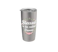 Blessed to Be Called Granna Grandma Bicchiere termico in acciaio inox doppia parete