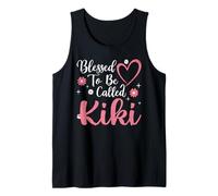 Blessed To Be Called Kiki Flower Heart Cute Mother's Day Canotta