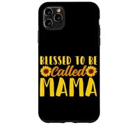 Blessed To Be Called Mama Girasole Famiglia Genitore Donne Custodia per iPhone 11 Pro Max