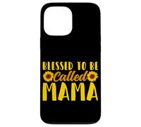 Blessed To Be Called Mama Girasole Famiglia Genitore Donne Custodia per iPhone 13 Pro Max