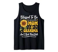 Blessed To Be Called Mom And Grandma And I Rock Them Both Canotta