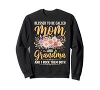 Blessed To Be Called Mom And Grandma And I Rock Them Both Felpa