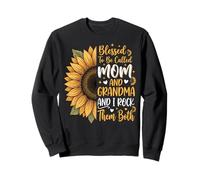 Blessed To Be Called Mom And Grandma And I Rock Them Both Felpa