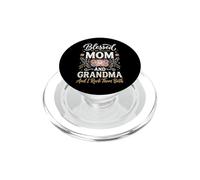 Blessed To Be Called Mom And Grandma And I Rock Them Both PopSockets PopGrip per MagSafe