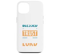 Blessed Trust The Lord Jesus Bible Verse Shirt Custodia per iPhone 13