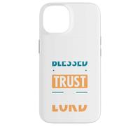 Blessed Trust The Lord Jesus Bible Verse Shirt Custodia per iPhone 14