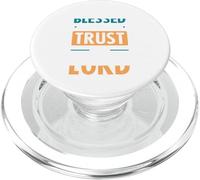 Blessed Trust The Lord Jesus Bible Verse Shirt PopSockets PopGrip per MagSafe