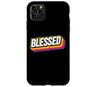 Blessed Vintage 70s Retro Christian Encouragement Custodia per iPhone 11 Pro Max