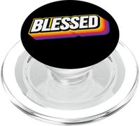 Blessed Vintage 70s Retro Christian Encouragement PopSockets PopGrip per MagSafe