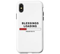 Blessings Loading - Psalm 68:19 He Daily Loads with Benefits Custodia per iPhone X/XS