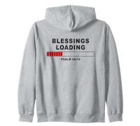 Blessings Loading - Psalm 68:19 He Daily Loads with Benefits Felpa con Cappuccio