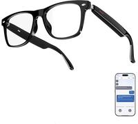 BLESSOURCE Occhiali intelligenti AI, occhiali Bluetooth per donne e uomini, dispositivo traduttore 116 lingue e accenti, filtro luce blu e lenti polarizzate con protezione UV