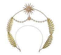 BLESSUME Alone Corona Maria Dea Fascia per capelli Da donna Halloween Costume Dea Copricapo (Stile #1)