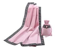 BLESSUME Altare Tarocchi Tovaglia con Un Sacchetto (Rosa)