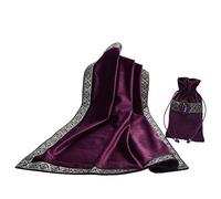 BLESSUME Altare Tarocchi Tovaglia con Un Sacchetto (Viola)