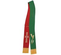 BLESSUME Attraversare Diacono Reversibile Ha Rubato Chiesa Chierico Ha Rubato (Rosso & Verde)