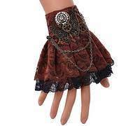 BLESSUME Bracciale in pizzo steampunk, Taille unique, Policarbonato