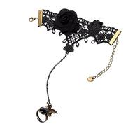 BLESSUME Bracciale Steampunk in pizzo (K)