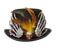BLESSUME Cappello Steampunk Gothic Unisex Halloween Carnevale Cosplay (Nero 2, L)