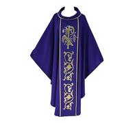 BLESSUME Casula sacerdotale cattolica padre liturgico paramento (viola)