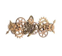 BLESSUME Donne Steampunk Molletta Gotico Pizzo Copricapo 1pc (C)