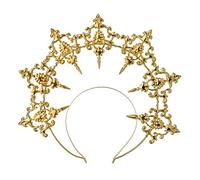 BLESSUME Mary Halo Corona Fascia Dea Oro Donne Costume Copricapo (Oro 1)